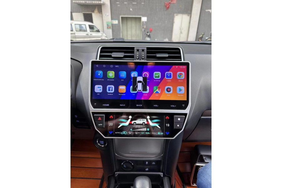 Toyota Prado 2018-2022 Digital Climate Control Display Touch Screen