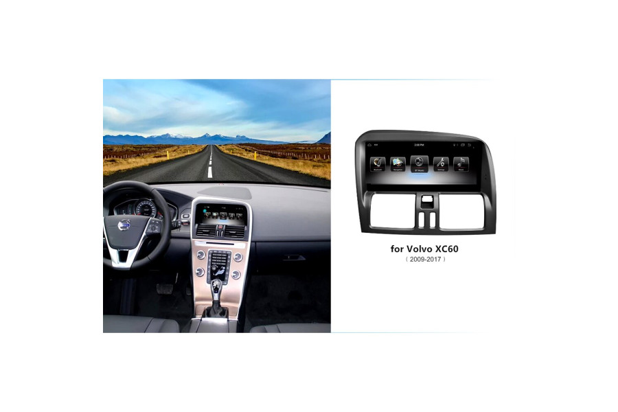 Volvo XC60 2009-2017 Aftermarket Radio Upgrade touch screen apple carplay 