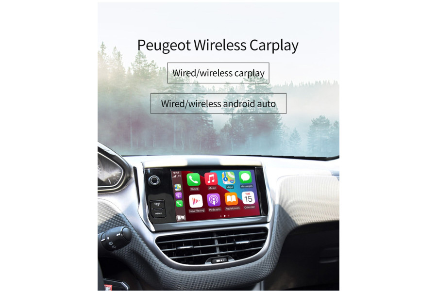 Peugeot 508 Citroen DS5/6 2013-2017 Original Screen Upgrade Android Mirrorlink TV Kit Box Wireless Apple Carplay Decoder Interface Ｍodule Box