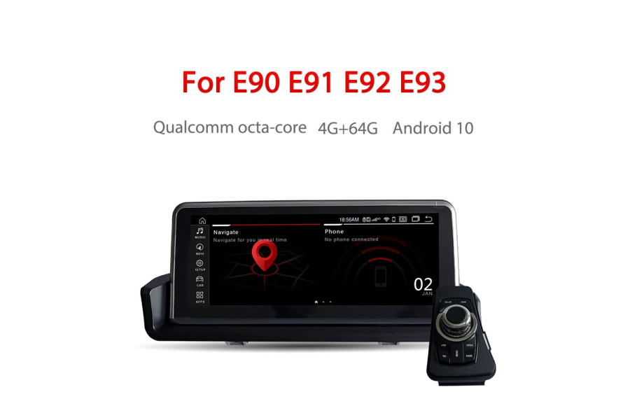 BMW 3 Series E90 E91 E92 E93 GPS Radio Player | Car Stereo with CarPlay & DAB