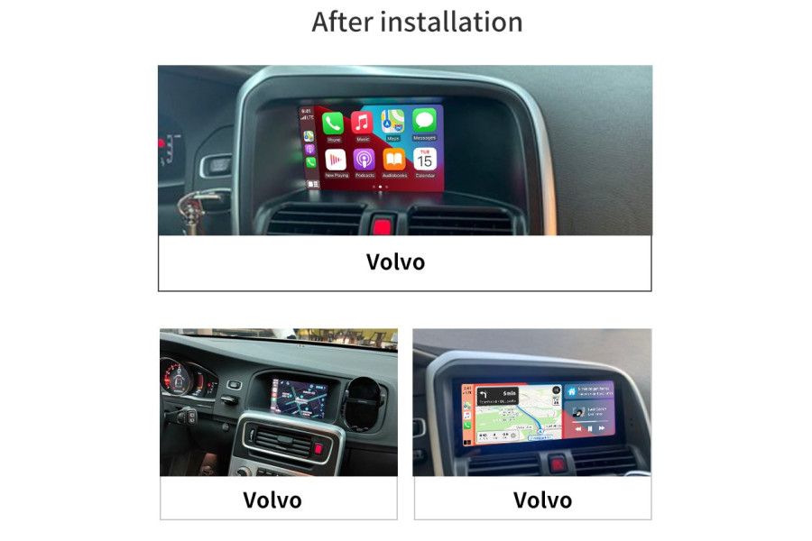 Volvo XC60 XC70 XC90 S60 S80 S90 V60 V70 V40 Original Screen Upgrade Decoder Wireless Apple Carplay Car Box Android Auto Interface Module