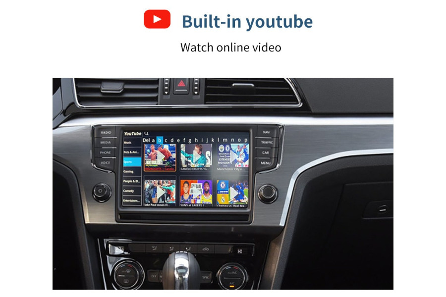 Volkswagen VW Golf/Passat/Lingdu/Tiguan/Teramont 2014-2018 Navigation Mirror Wireless Carplay Android Auto Interface Decode Box Module