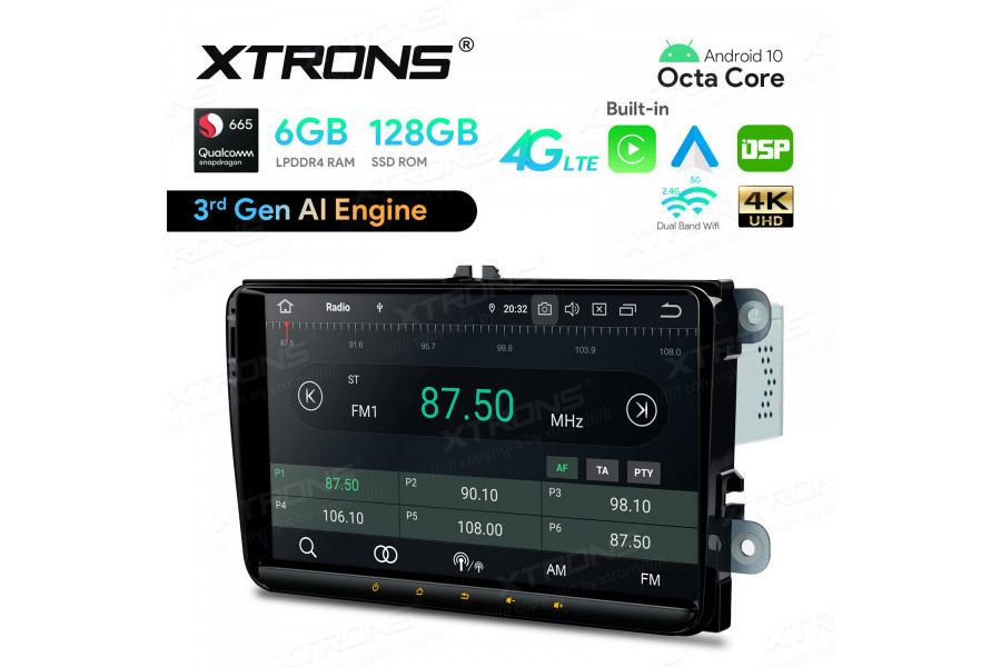 VW/SKODA/SEAT Car Stereo Navigation System Universal Custom Fit