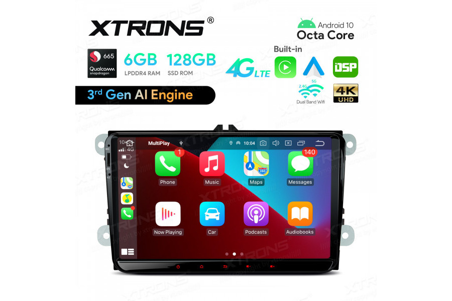 VW/SKODA/SEAT Car Stereo Navigation System Universal Custom Fit