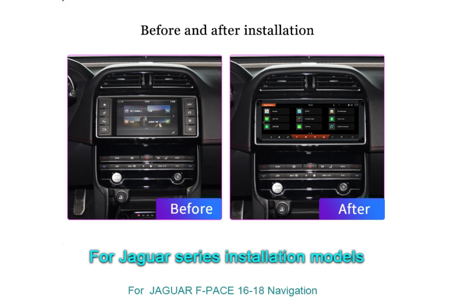 Jaguar XE 2016-2018 10.25" Aftermarket Radio Upgrade