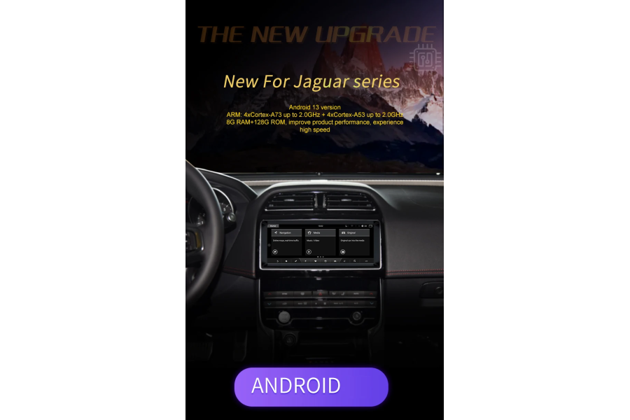 Jaguar XE 2016-2018 10.25" Aftermarket Radio Upgrade