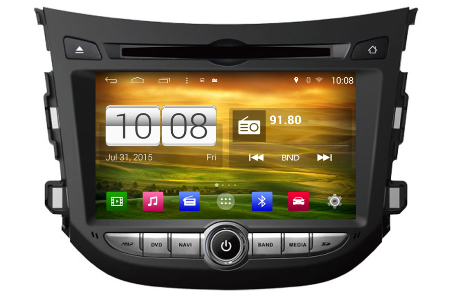 Hyundai HB20 2012-2013 Autoradio GPS Aftermarket Android Head Unit Navigation Car Stereo 
