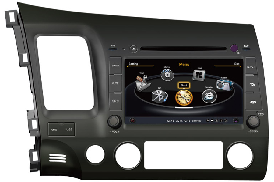 Honda Fit 2014 Autoradio GPS Aftermarket Android Head Unit Navigation Car Stereo 