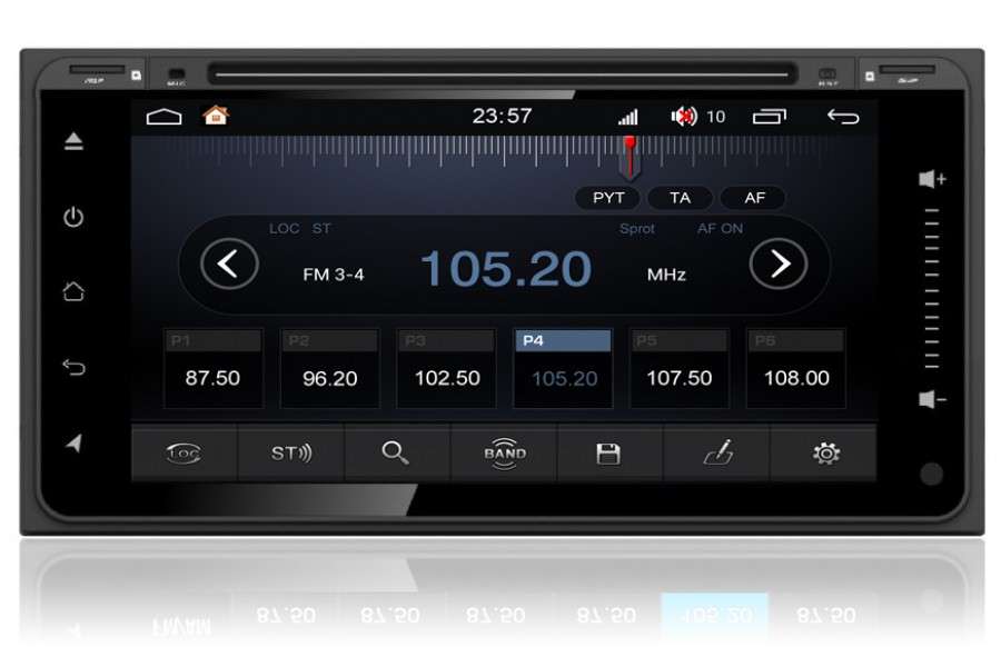 Toyota Verso 2004-2009 Autoradio GPS Aftermarket Android Head Unit Navigation Car Stereo 