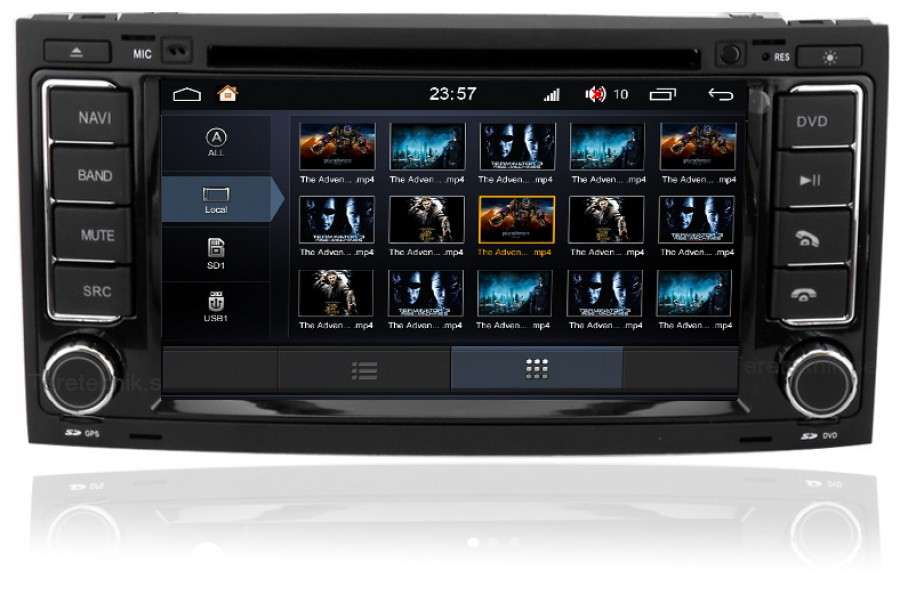 VW Touareg 2003-2010 Autoradio GPS Aftermarket Android Head Unit Navigation Car Stereo 