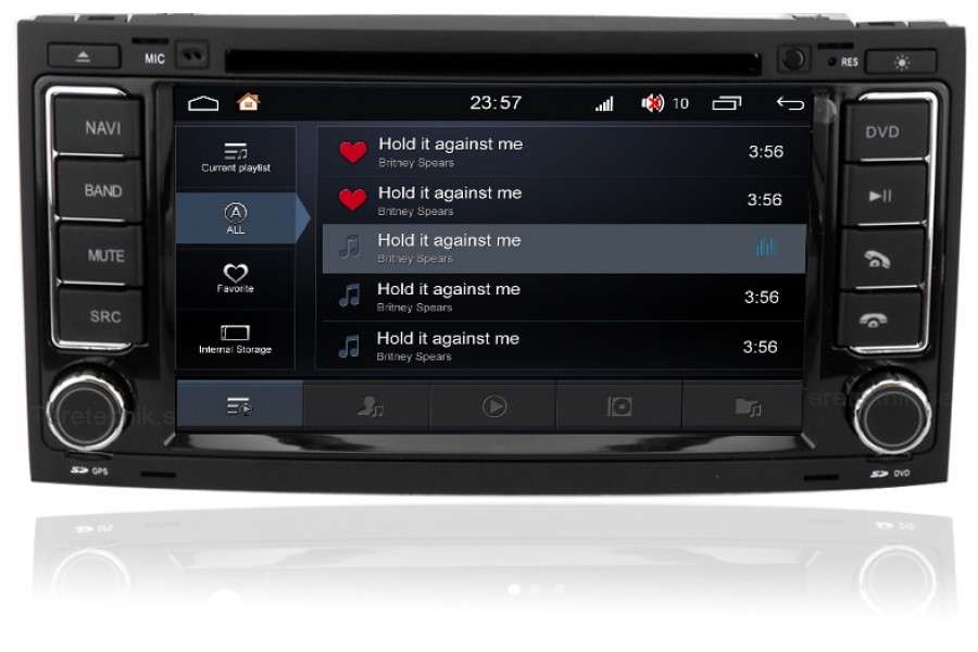 VW Touareg 2003-2010 Autoradio GPS Aftermarket Android Head Unit Navigation Car Stereo 