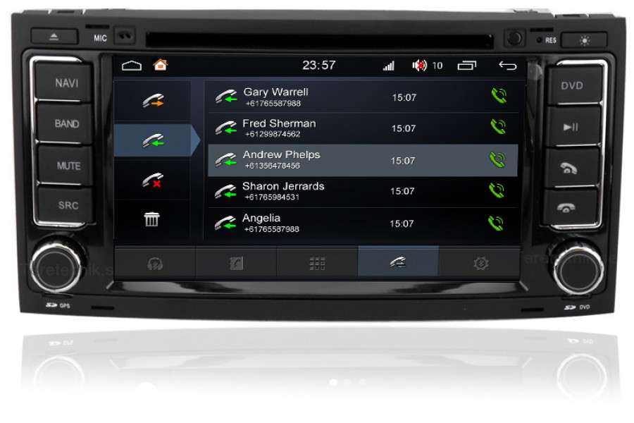 VW Touareg 2003-2010 Autoradio GPS Aftermarket Android Head Unit Navigation Car Stereo 