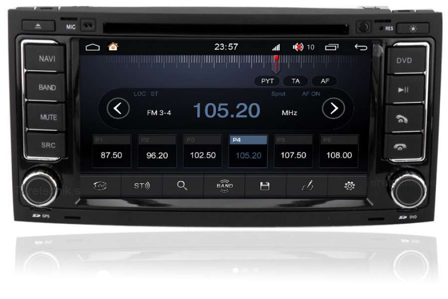 VW Touareg 2003-2010 Autoradio GPS Aftermarket Android Head Unit Navigation Car Stereo 