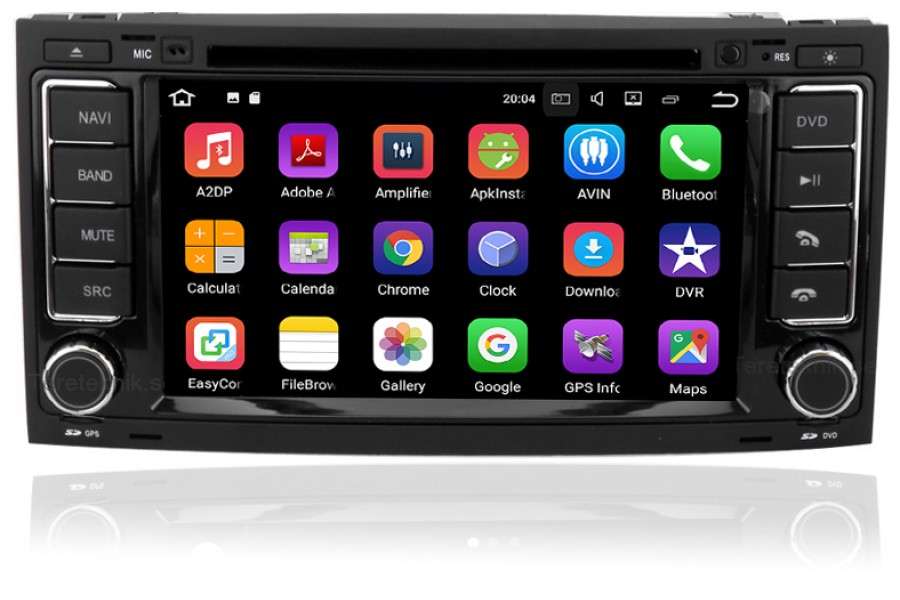 VW Touareg 2003-2010 Autoradio GPS Aftermarket Android Head Unit Navigation Car Stereo 