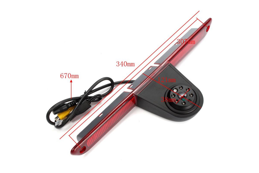 Mercedes-Benz sprinter W906 VW Crafter brake light replacement backup camera