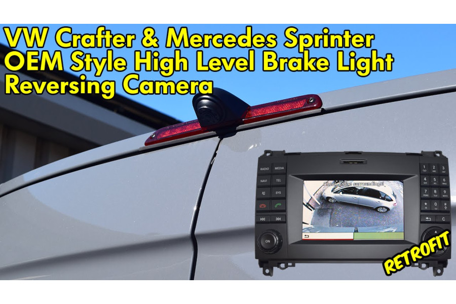 Mercedes-Benz sprinter W906 VW Crafter brake light replacement backup camera