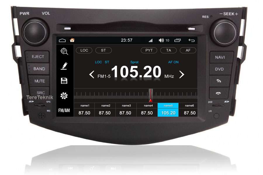 Toyota RAV4 2006-2011 Autoradio GPS Aftermarket Android Head Unit Navigation Car Stereo 