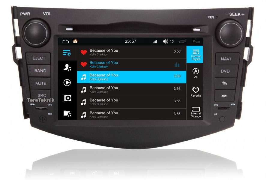 Toyota RAV4 2006-2011 Autoradio GPS Aftermarket Android Head Unit Navigation Car Stereo 