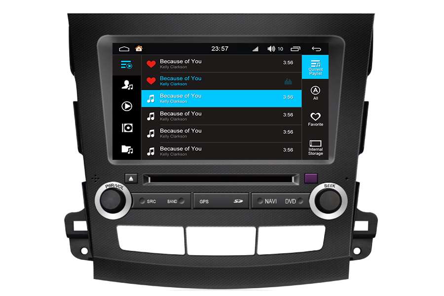 Peugeot 4007 2007-2011 Autoradio GPS Aftermarket Android Head Unit Navigation Car Stereo 