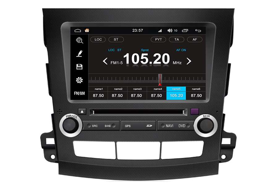 Peugeot 4007 2007-2011 Autoradio GPS Aftermarket Android Head Unit Navigation Car Stereo 