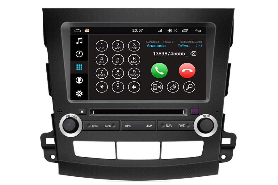 Peugeot 4007 2007-2011 Autoradio GPS Aftermarket Android Head Unit Navigation Car Stereo 