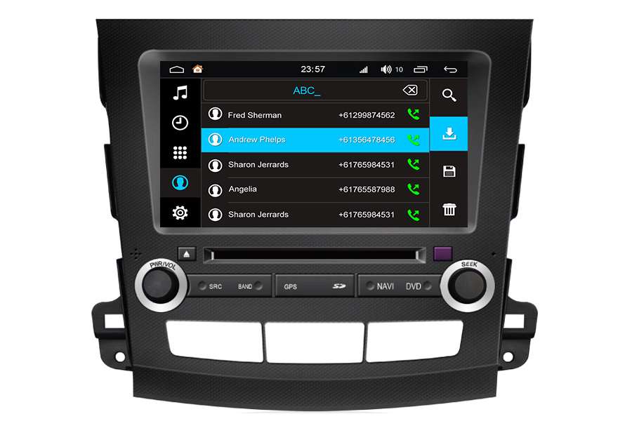 Peugeot 4007 2007-2011 Autoradio GPS Aftermarket Android Head Unit Navigation Car Stereo 