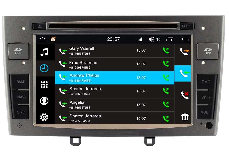 Peugeot 308/RCZ 2008-2013 Autoradio GPS Aftermarket Android Head Unit Navigation Car Stereo 