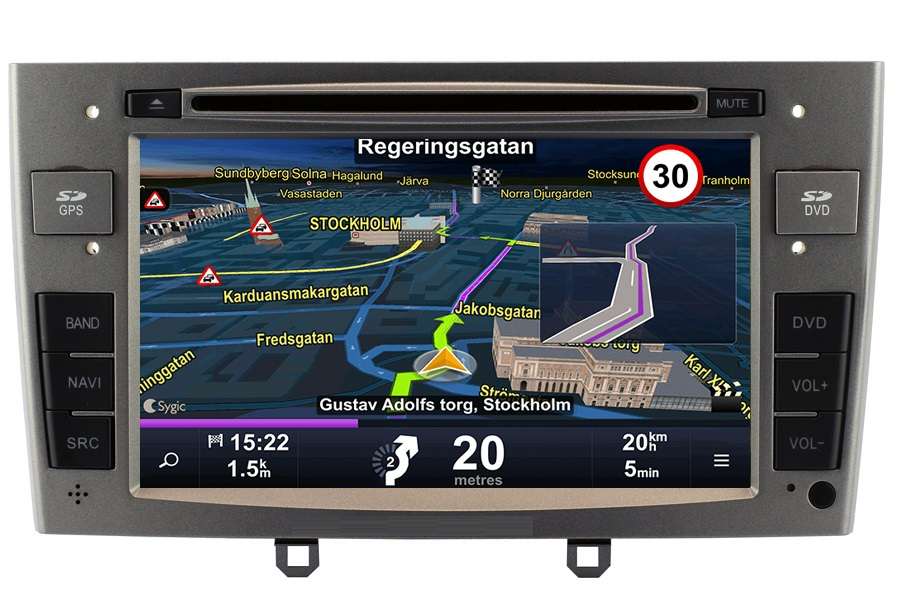 Peugeot 308/RCZ 2008-2013 Autoradio GPS Aftermarket Android Head Unit Navigation Car Stereo 