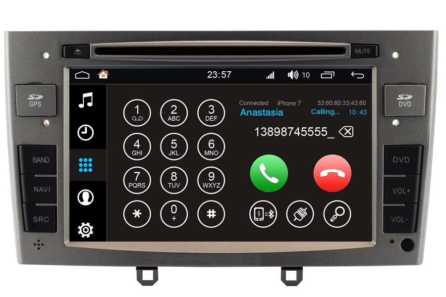 Peugeot 308/RCZ 2008-2013 Autoradio GPS Aftermarket Android Head Unit Navigation Car Stereo 