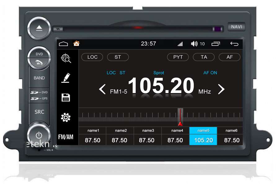 Ford Explorer/Fusion/Mustang/EDGE/Expedition Autoradio GPS Aftermarket Android Head Unit Navigation Car Stereo 
