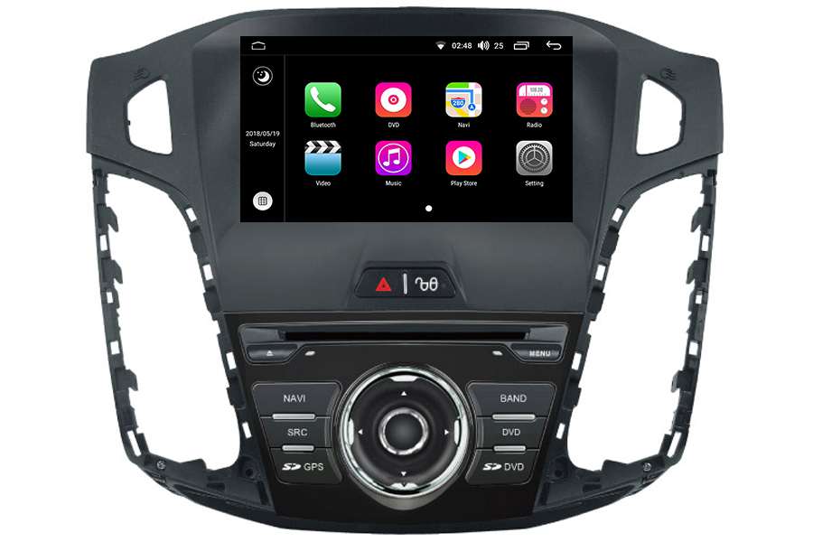 Ford Focus 2012-2014 Autoradio GPS Aftermarket Android Head Unit Navigation Car Stereo 